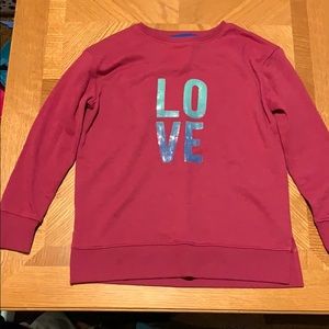 Crew neck sweatshirt